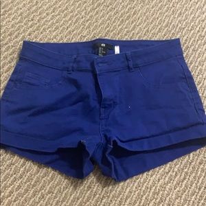 Blue shorts
